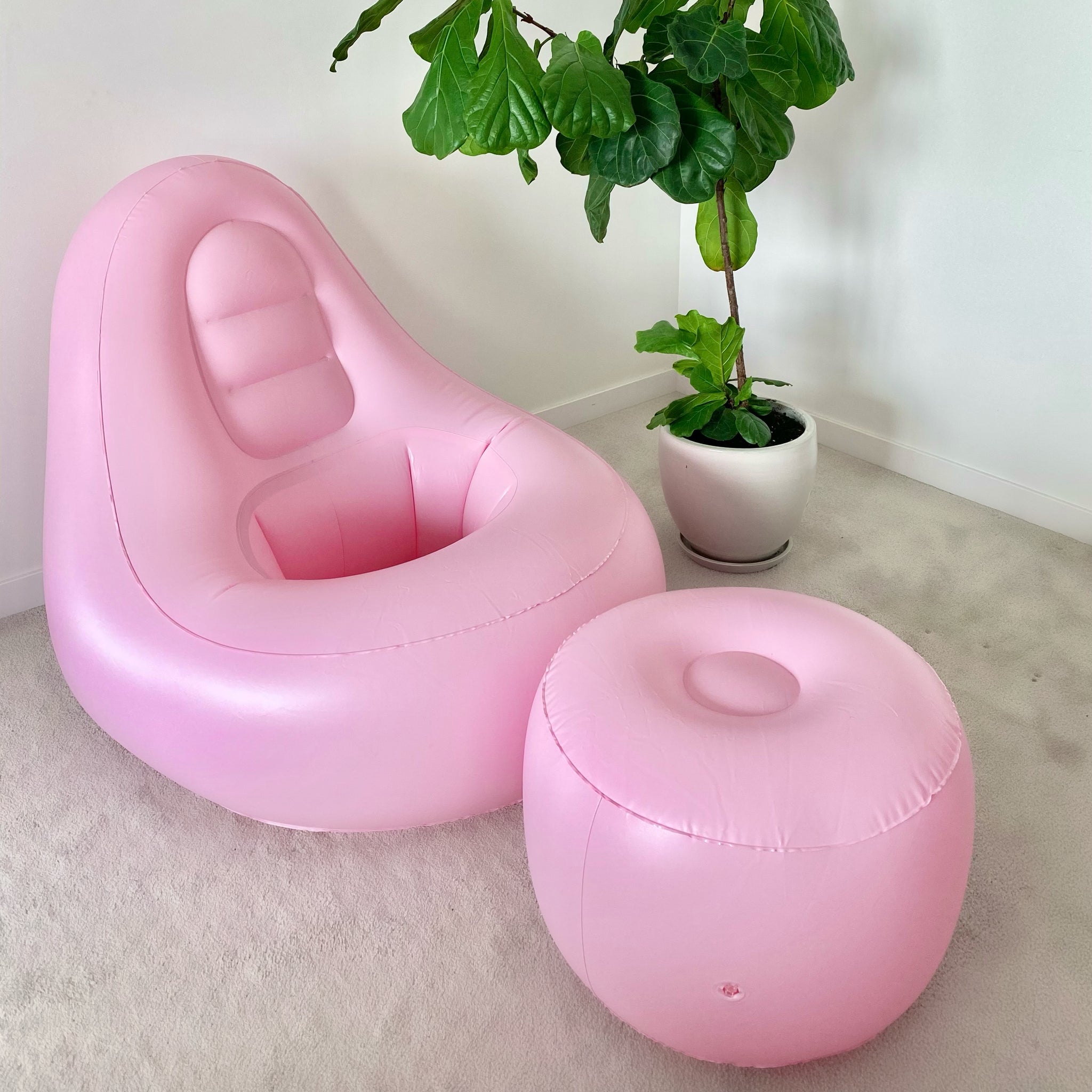 BBL Sofa Inflatable Lounger Chair Pink – Licious BBL